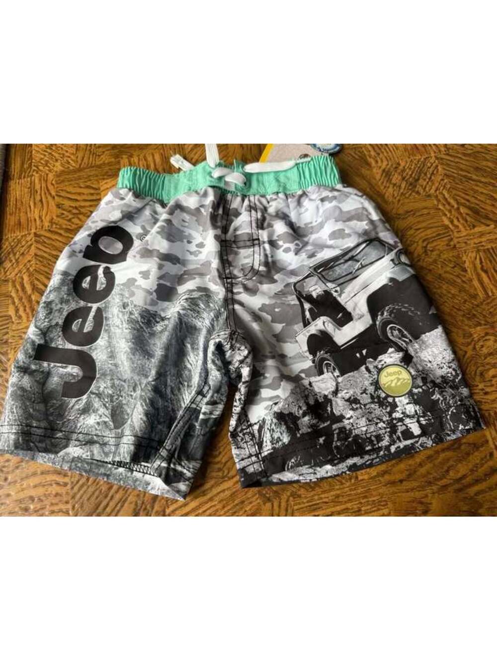NWT 4/5 boys swim trucks Jeep theme